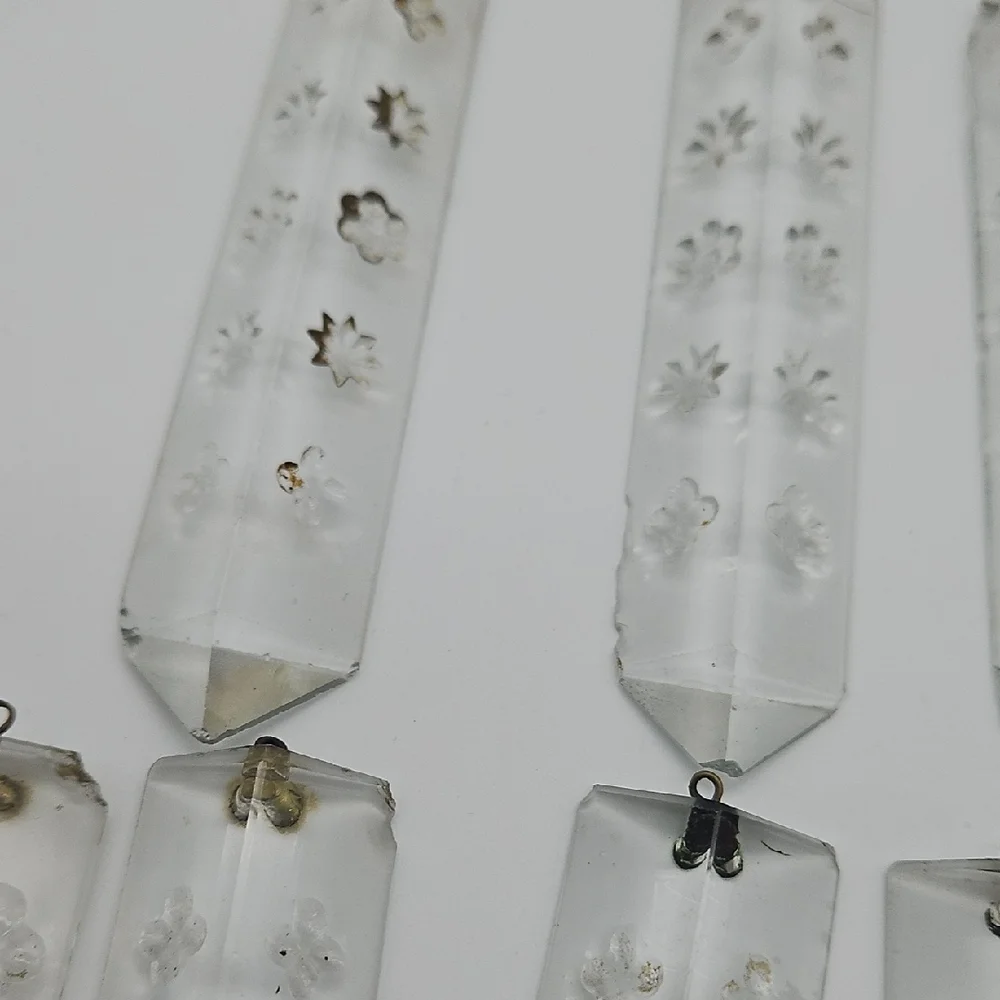 Clear Glass Crystal Prism Set